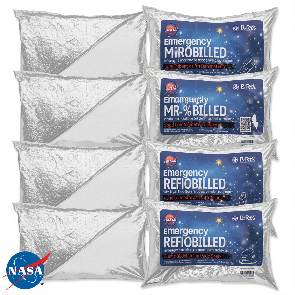 Emergency Space Blanket (4- Pack)