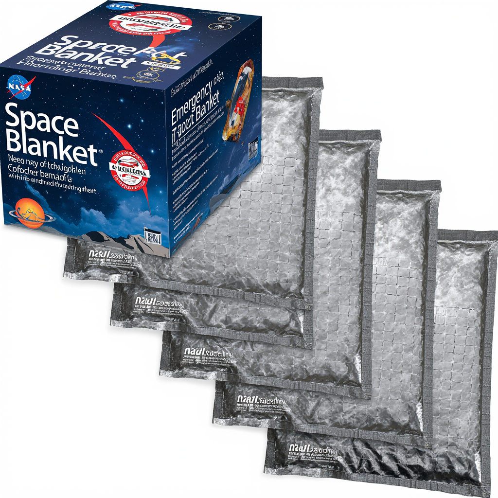 Emergency Space Blanket (4- Pack)
