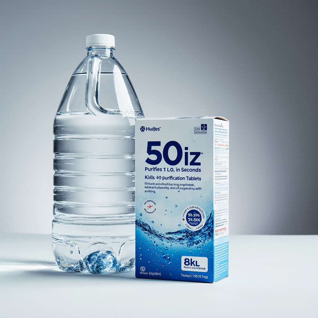 Reusable Water Rurification Tablets (50- Pack)