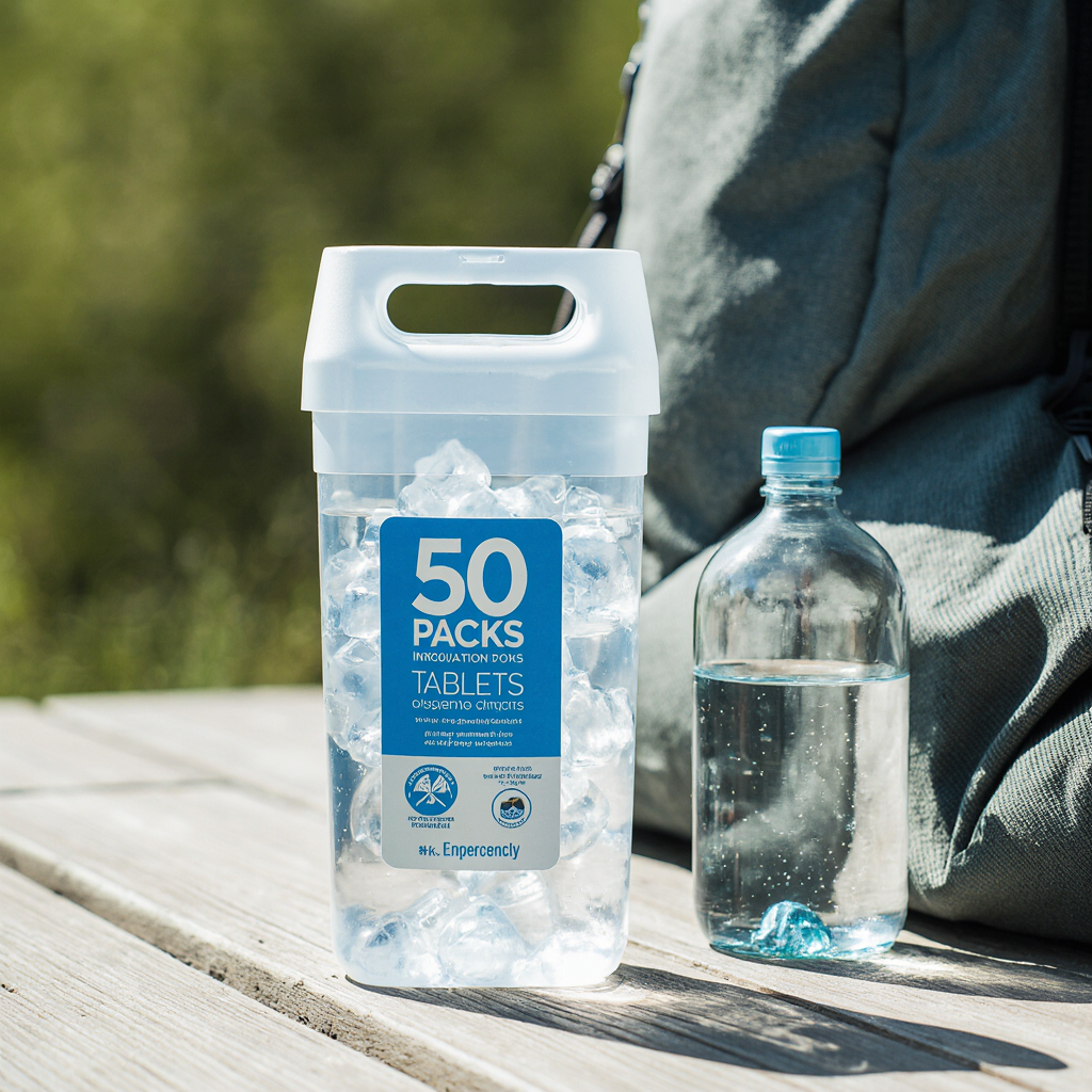 Reusable Water Rurification Tablets (50- Pack)
