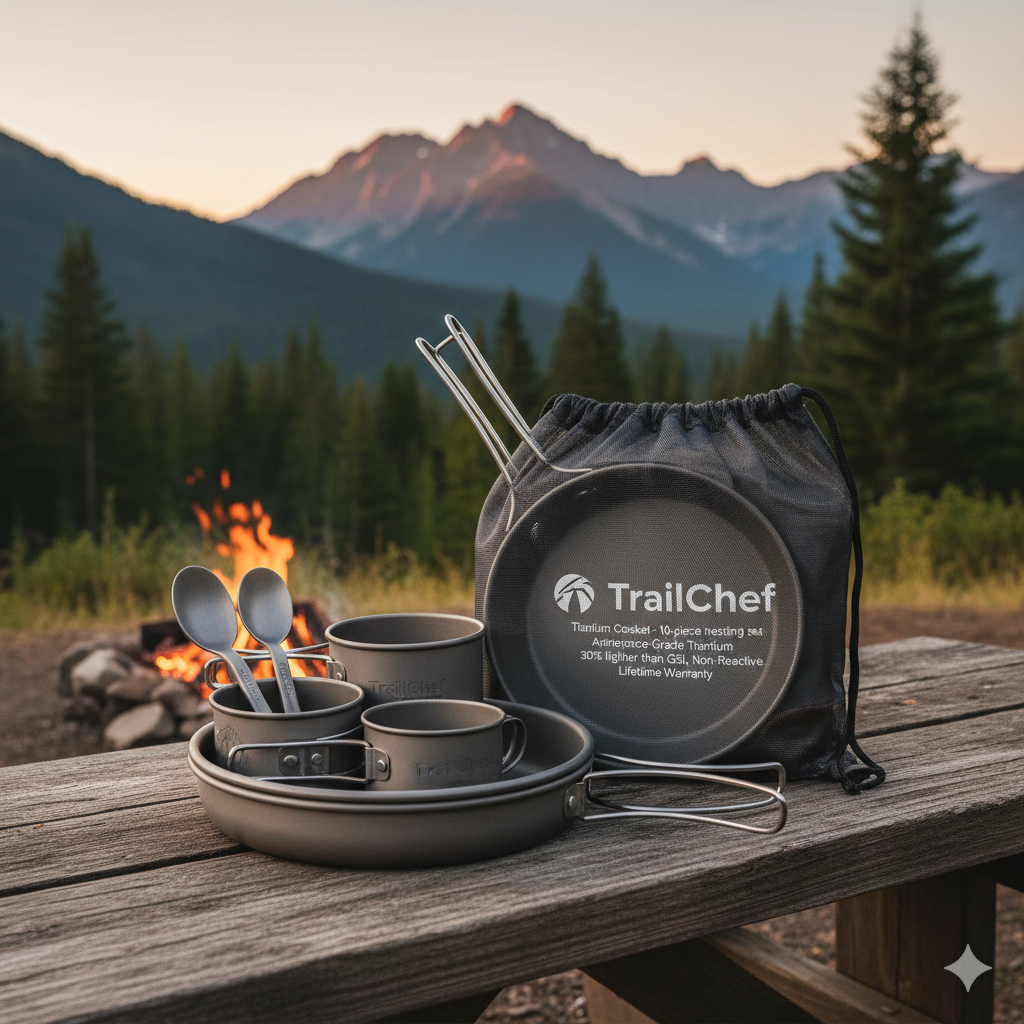 TrailChef Titanium Cookset