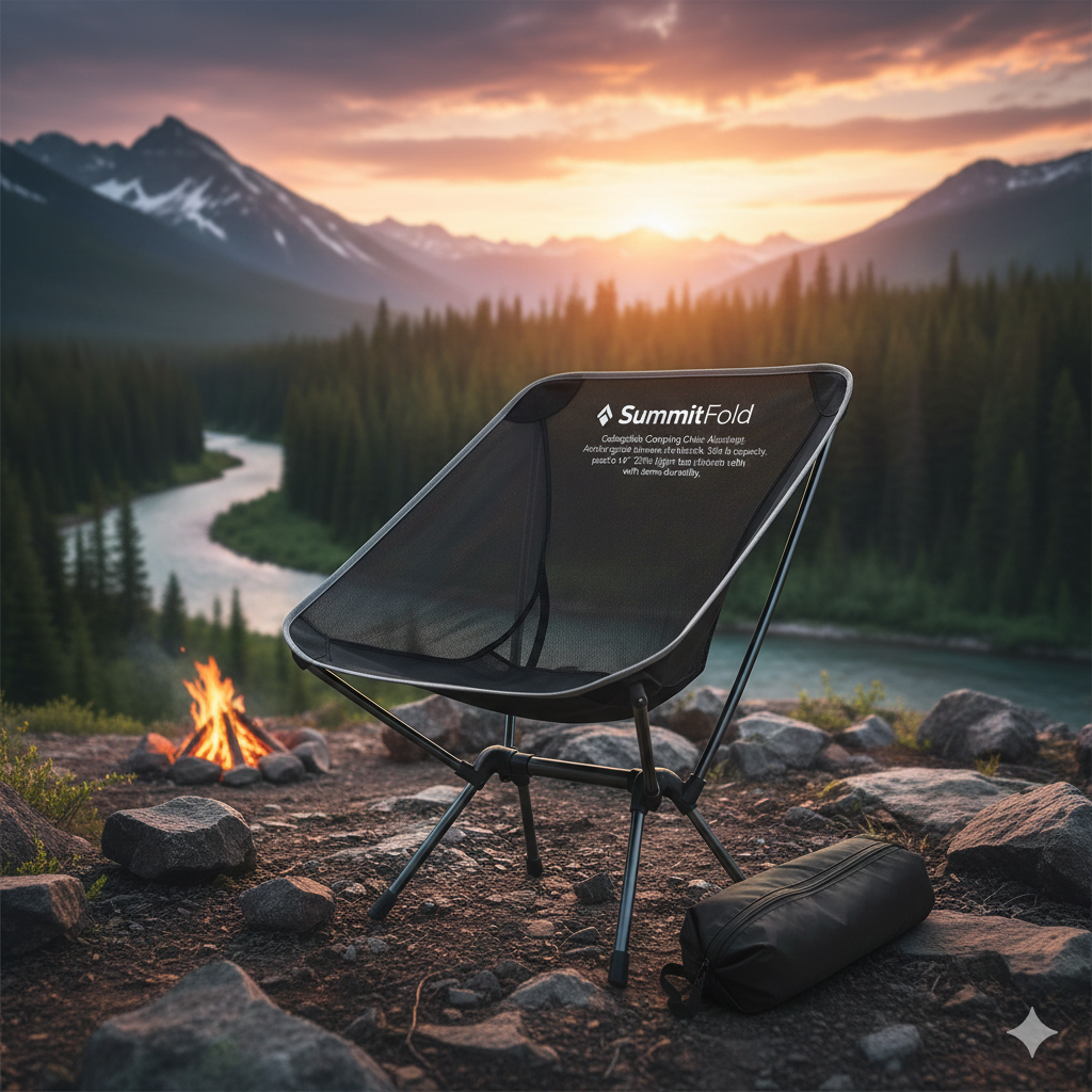 SummitFold Collapsible Camping Chair